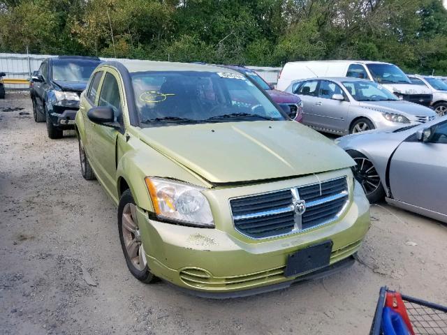 1B3CB4HA0AD535708 - 2010 DODGE CALIBER SX GREEN photo 1