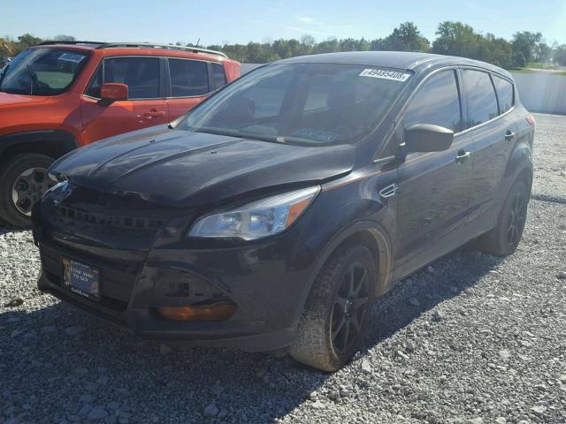 1FMCU0F72DUB38185 - 2013 FORD ESCAPE S BLACK photo 2