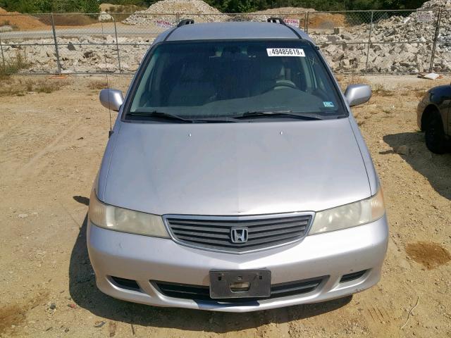 2HKRL18611H502999 - 2001 HONDA ODYSSEY EX SILVER photo 9