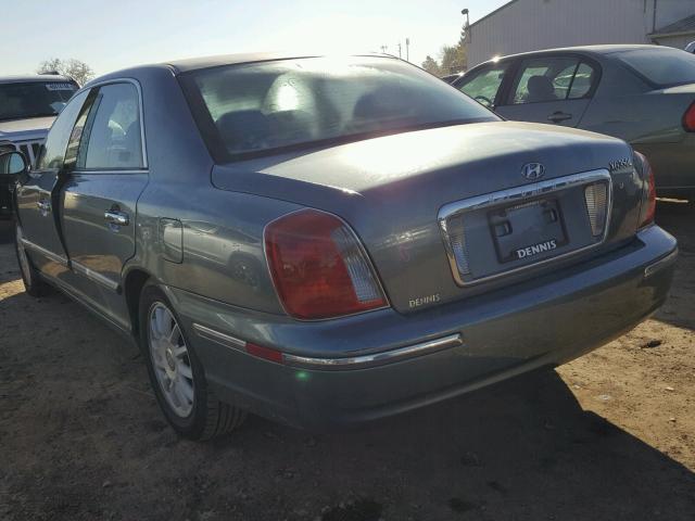 KMHFU45E74A322849 - 2004 HYUNDAI XG 350 BLUE photo 3