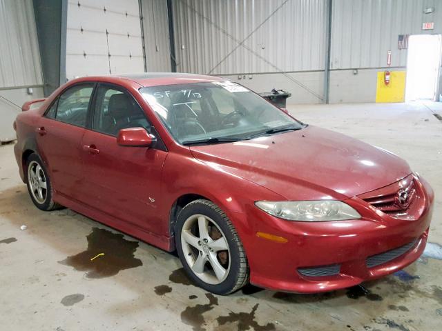 1YVHP80DX45N79534 - 2004 MAZDA 6 S BURGUNDY photo 1