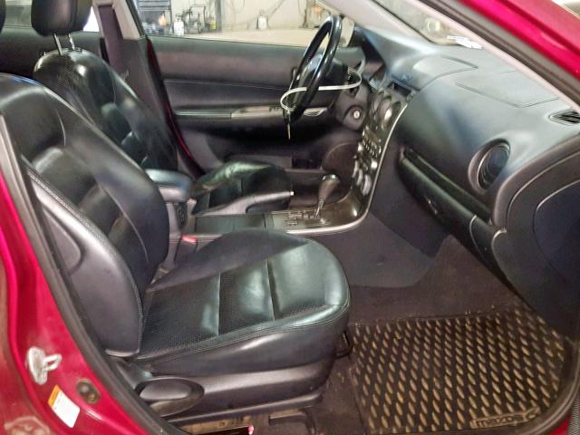 1YVHP80DX45N79534 - 2004 MAZDA 6 S BURGUNDY photo 5