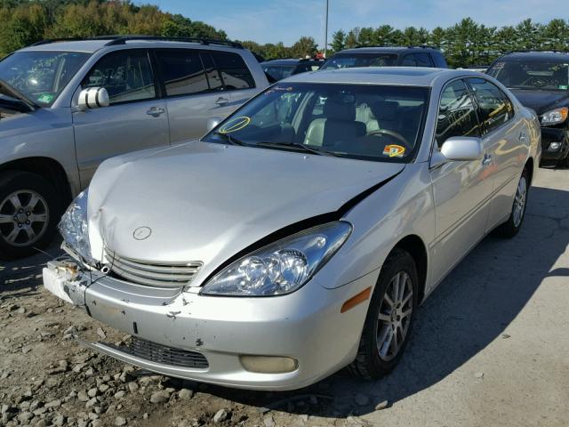 JTHBF30G130121984 - 2003 LEXUS ES 300 SILVER photo 2