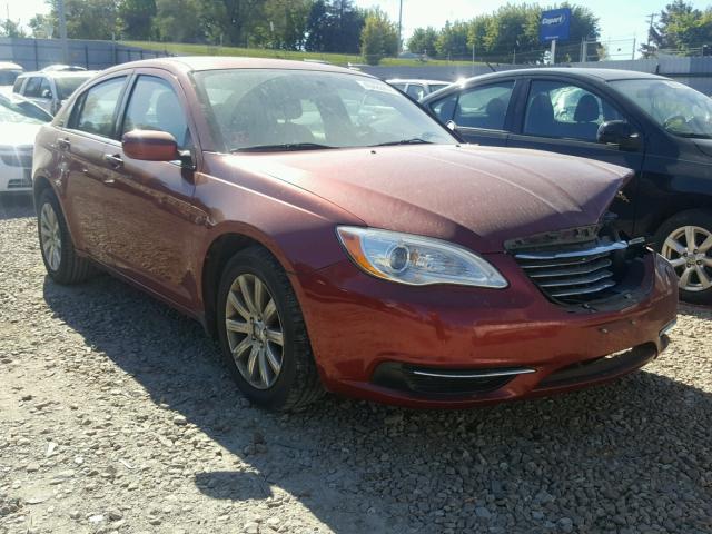 1C3CCBBG7CN106774 - 2012 CHRYSLER 200 TOURIN MAROON photo 1