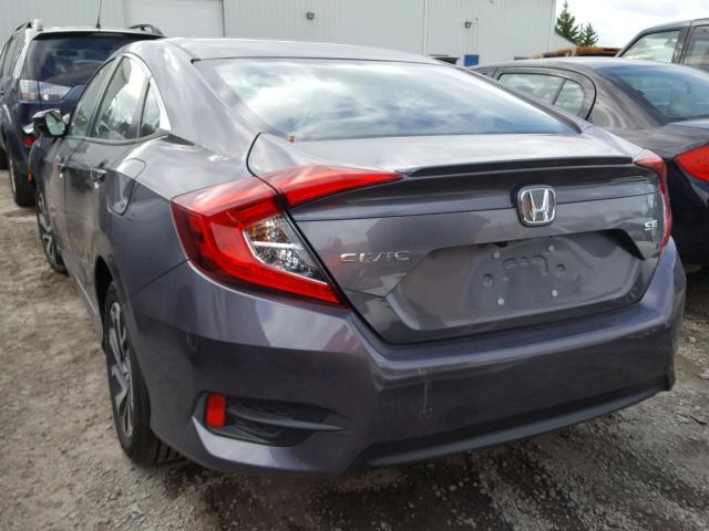 2HGFC2F68JH024795 - 2018 HONDA CIVIC LX GRAY photo 3