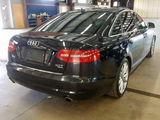 WAUKGAFB0AN073356 - 2010 AUDI A6 PRESTIG BLACK photo 4