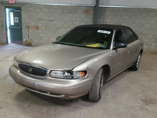 2G4WS52JX21208929 - 2002 BUICK CENTURY CU TAN photo 2