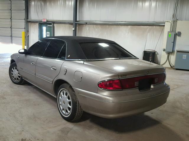 2G4WS52JX21208929 - 2002 BUICK CENTURY CU TAN photo 3