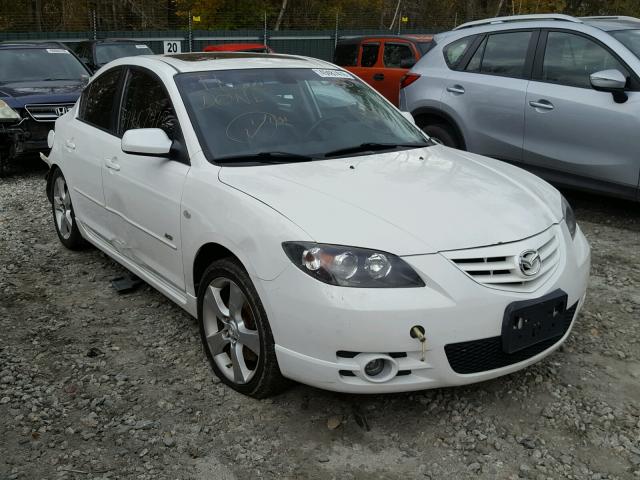 JM1BK323661456566 - 2006 MAZDA 3 S WHITE photo 1