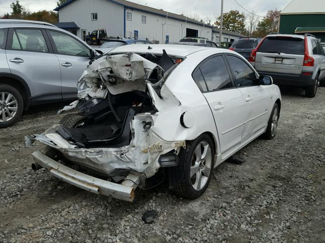 JM1BK323661456566 - 2006 MAZDA 3 S WHITE photo 4