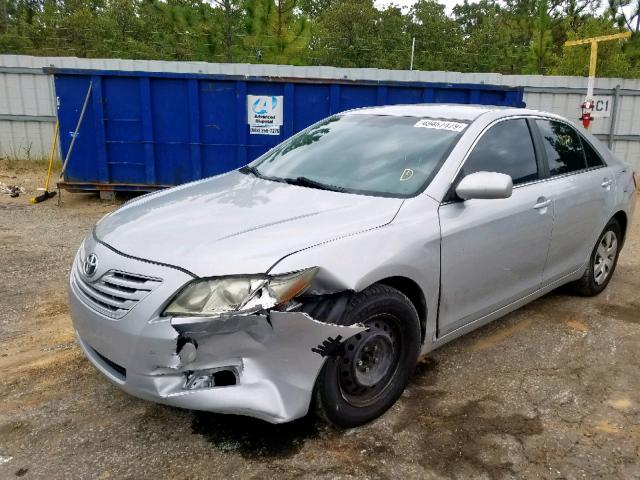 4T1BE46K87U648694 - 2007 TOYOTA CAMRY NEW SILVER photo 2