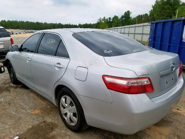 4T1BE46K87U648694 - 2007 TOYOTA CAMRY NEW SILVER photo 3