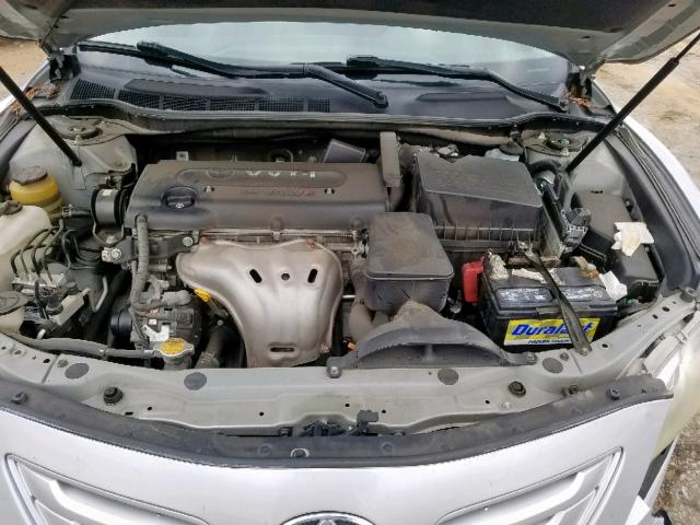 4T1BE46K87U648694 - 2007 TOYOTA CAMRY NEW SILVER photo 7