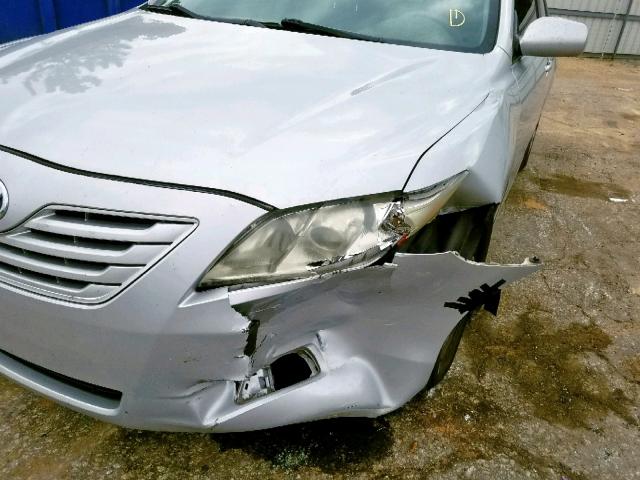 4T1BE46K87U648694 - 2007 TOYOTA CAMRY NEW SILVER photo 9