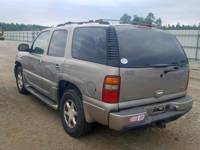 1GKEK63U73J203472 - 2003 GMC YUKON DENA BEIGE photo 3