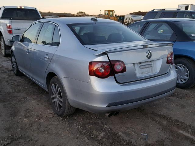 3VWSG71K66M655943 - 2006 VOLKSWAGEN JETTA 2.5 SILVER photo 3