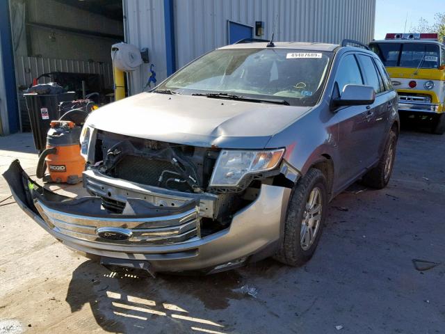 2FMDK48C98BA25048 - 2008 FORD EDGE SEL SILVER photo 2