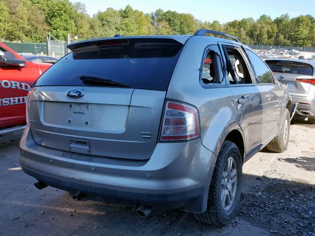 2FMDK48C98BA25048 - 2008 FORD EDGE SEL SILVER photo 4