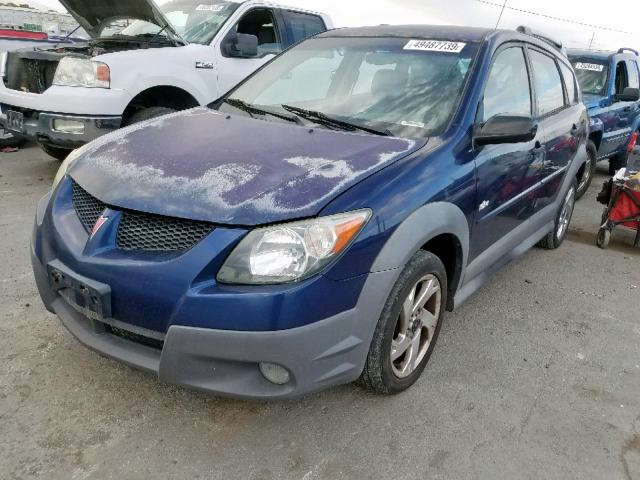 5Y2SM64864Z453704 - 2004 PONTIAC VIBE BLUE photo 2