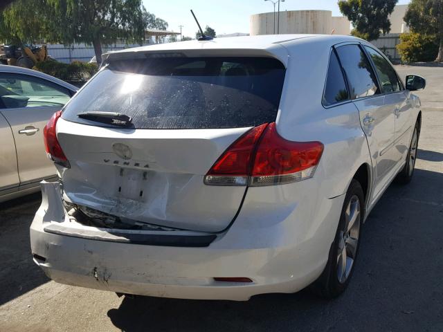 4T3ZK11A19U019728 - 2009 TOYOTA VENZA BASE WHITE photo 4