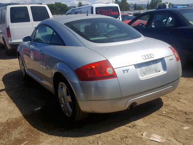 TRUUC28N6Y1017479 - 2000 AUDI TT QUATTRO SILVER photo 3