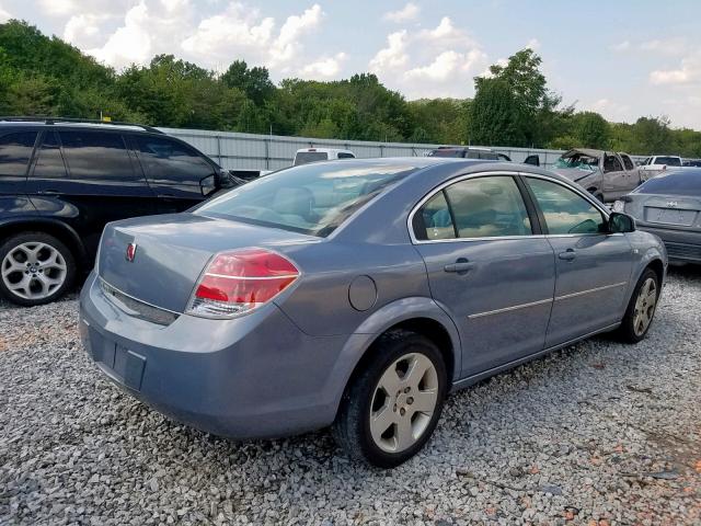 1G8ZS57N07F227755 - 2007 SATURN AURA XE BLUE photo 4