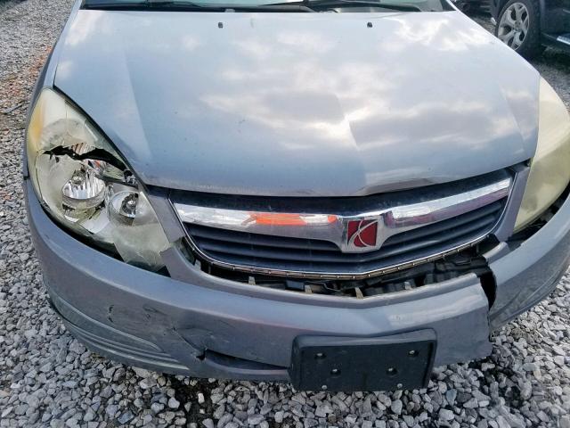 1G8ZS57N07F227755 - 2007 SATURN AURA XE BLUE photo 9