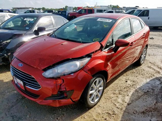 3FADP4BJ3JM130207 - 2018 FORD FIESTA SE ORANGE photo 2