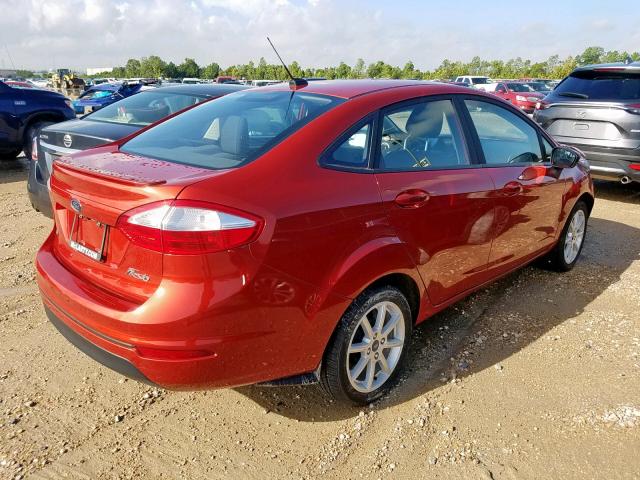 3FADP4BJ3JM130207 - 2018 FORD FIESTA SE ORANGE photo 4