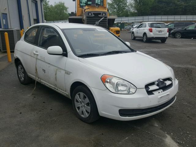 KMHCM3AC2AU182463 - 2010 HYUNDAI ACCENT BLU WHITE photo 1