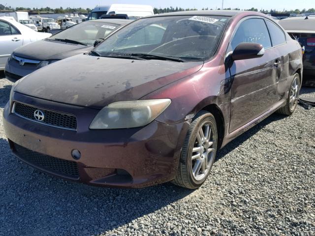 JTKDE177070182751 - 2007 TOYOTA SCION TC 勃艮第红 照片 2