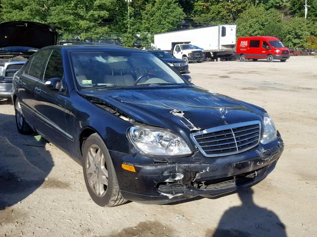 WDBNG75J54A398526 - 2004 MERCEDES-BENZ S 500 BLACK photo 1