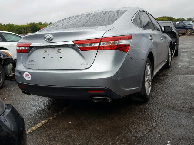 4T1BK1EB6FU188619 - 2015 TOYOTA AVALON XLE SILVER photo 4