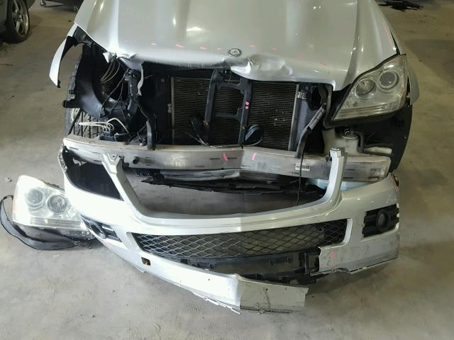 4JGBF71E77A150892 - 2007 MERCEDES-BENZ GL 450 4MA SILVER photo 9