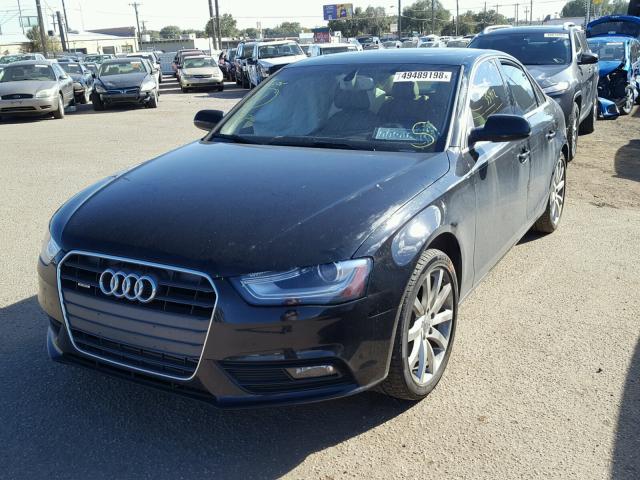 WAUFFAFL8DN004593 - 2013 AUDI A4 BLACK photo 2