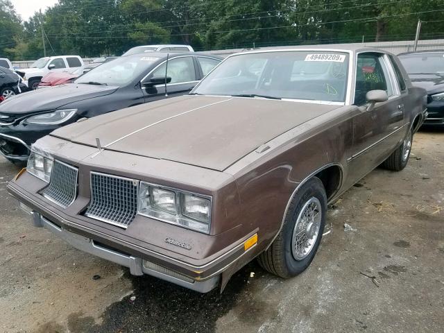 1G3AR47AXDM368555 - 1983 OLDSMOBILE CUTLASS SU BROWN photo 2