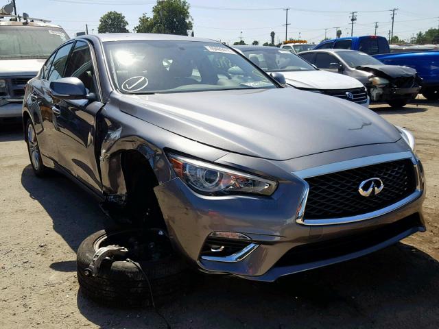 JN1EV7AP7JM360343 - 2018 INFINITI Q50 LUXE GRAY photo 1