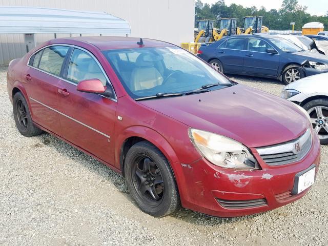 1G8ZS57N07F284411 - 2007 SATURN AURA XE RED photo 1