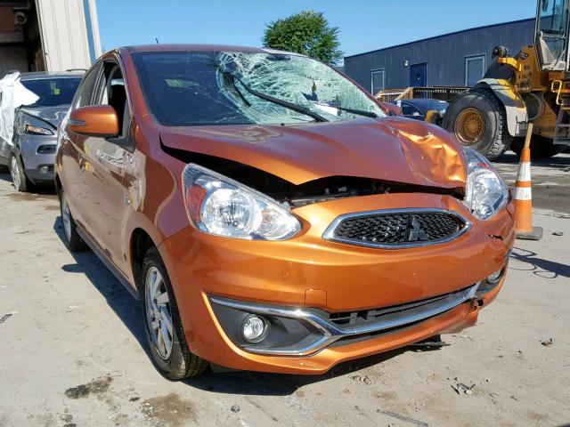 ML32A4HJ4JH000986 - 2018 MITSUBISHI MIRAGE SE ORANGE photo 1