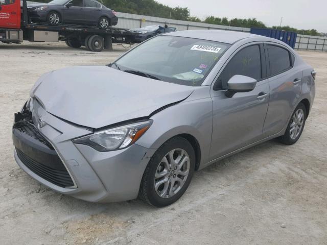 3MYDLBZV8GY129057 - 2016 TOYOTA SCION IA SILVER photo 2