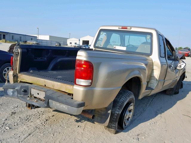 1FTYR14V2YTA63776 - 2000 FORD RANGER SUP GOLD photo 4