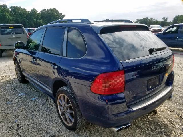 WP1AB29P26LA68672 - 2006 PORSCHE CAYENNE S BLUE photo 3