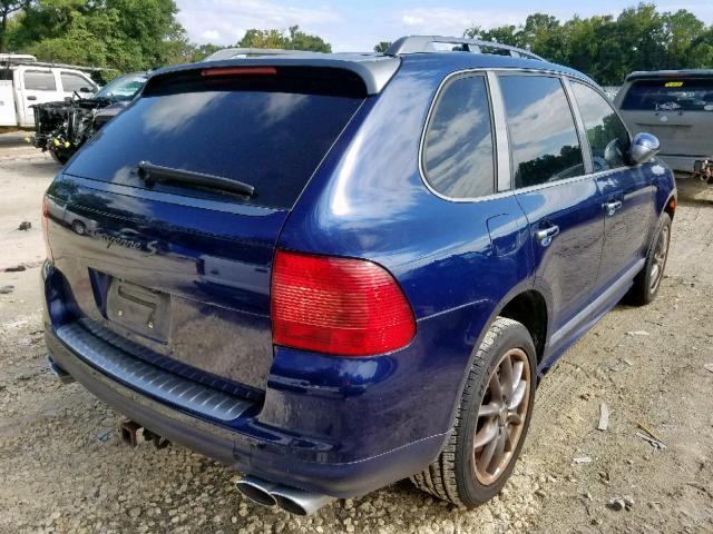 WP1AB29P26LA68672 - 2006 PORSCHE CAYENNE S BLUE photo 4