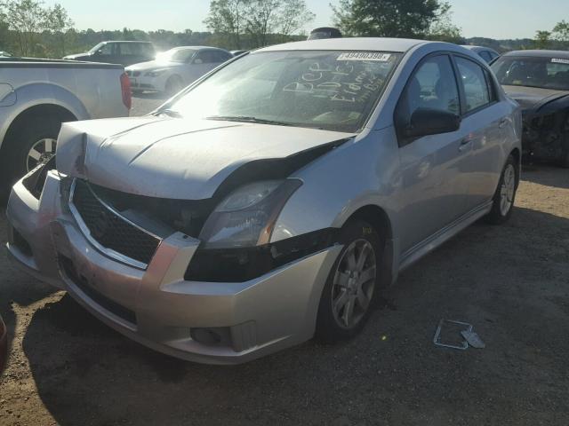 3N1AB6AP6CL621587 - 2012 NISSAN SENTRA 2.0 SILVER photo 2