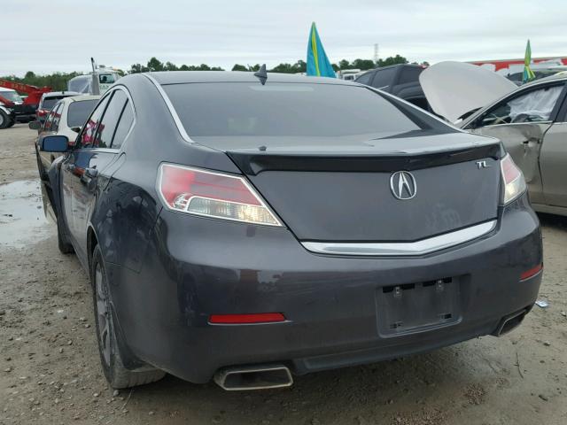 19UUA8F50DA012070 - 2013 ACURA TL TECH GRAY photo 3