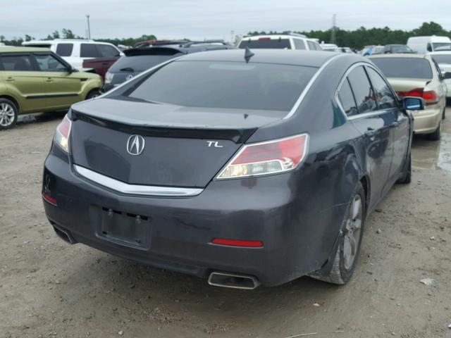 19UUA8F50DA012070 - 2013 ACURA TL TECH GRAY photo 4