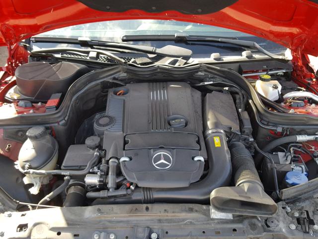 WDDGF4HB1EA958016 - 2014 MERCEDES-BENZ C 250 RED photo 7