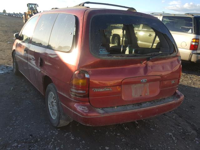 2FMZA5144WBE00391 - 1998 FORD WINDSTAR W RED photo 3
