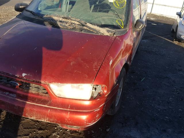 2FMZA5144WBE00391 - 1998 FORD WINDSTAR W RED photo 9