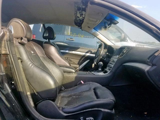 JNKCV66E29M721977 - 2009 INFINITI G37 BASE BLACK photo 5